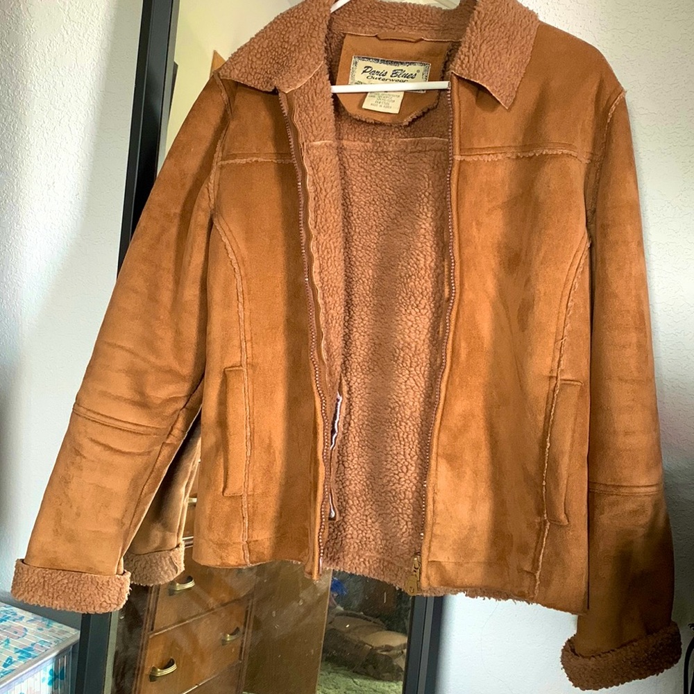 Brown Paris Blues Outerwear jacket.